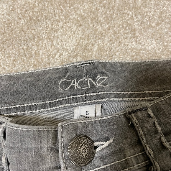 Cache bootleg flare grey denim jeans
Women’s size 6 - Picture 4 of 6